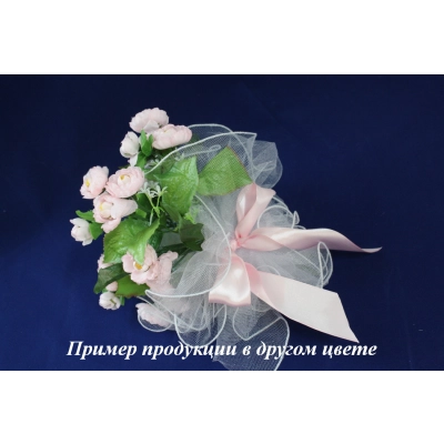 Букет невесты №1 купавки (Ǿ25см;выс.20см) Белый-фиолетовый
