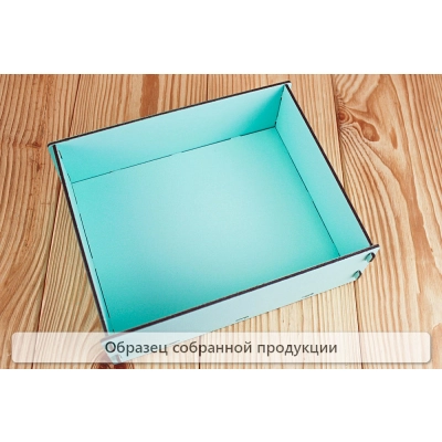 Подарочная упаковка малая (21*17,5*7) Тиффани, 1 шт., БЕЗ СБОРКИ