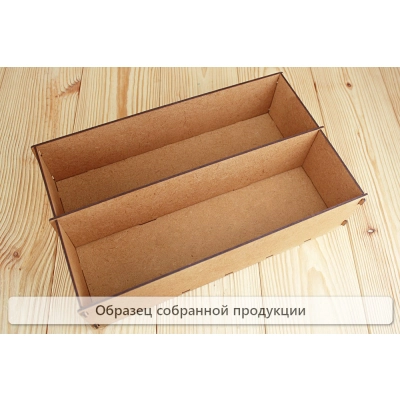 Подарочная упаковка большая, 2 отделения (34,5*22*9,5) Дуб, 1 шт., БЕЗ СБОРКИ