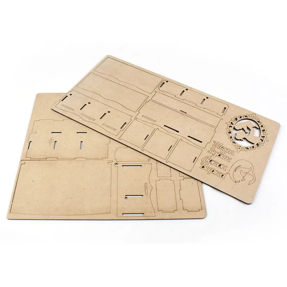Заготовка для творчества. Шкатулка "Мамины сокровища" с силуэтом (16*11,5*7) МДФ 3мм, неокраш.,1 шт.