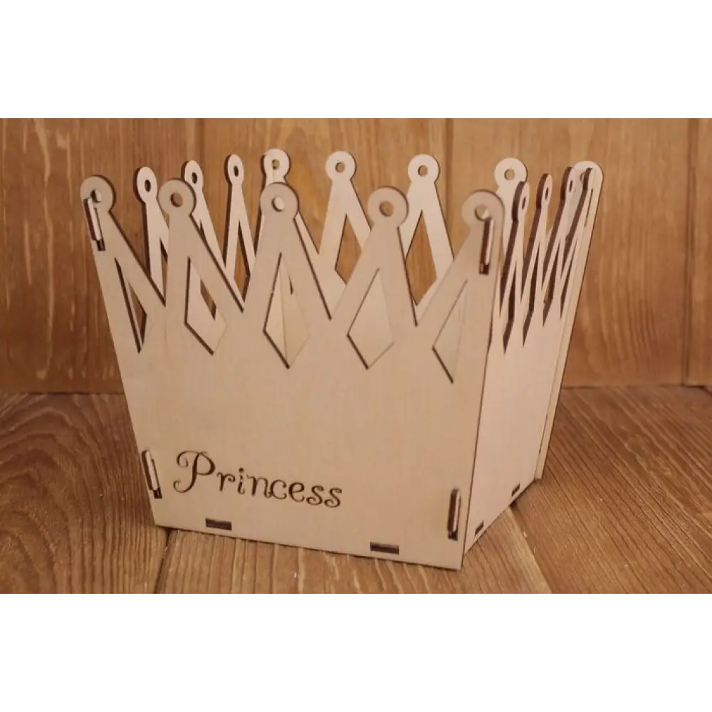 Подарочная упаковка-корона  "Princess" (16,5*16*14) 1 шт.