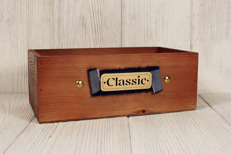 Ящик деревянный "Classic" большой (25*14*9,5) дерево, МДФ, окрашен. морилкой, оформл., Дуб, 1шт. Ящик деревянный "Classic" большой (25*14*9,5) дерево, МДФ, окрашен. морилкой, оформл., Дуб, 1шт.