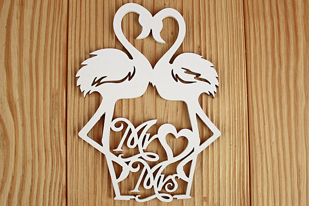 Шильдик "Фламинго" (10*14) МДФ 3мм, окрашен., Белый, Уп-10 шт. Шильдик "Фламинго" (10*14) МДФ 3мм, окрашен., Белый, Уп-10 шт.