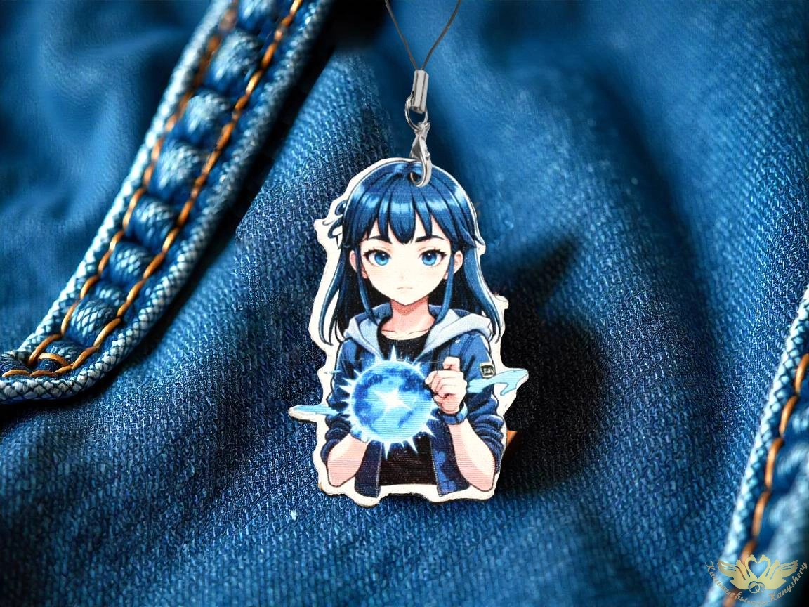 Брелок "Аниме. Девочка с шаром" 1 шт. Брелок "Аниме. Девочка с шаром" 1 шт.