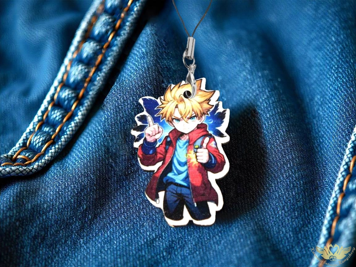 Брелок "Аниме. Мальчик" 1 шт. Брелок "Аниме. Мальчик" 1 шт.