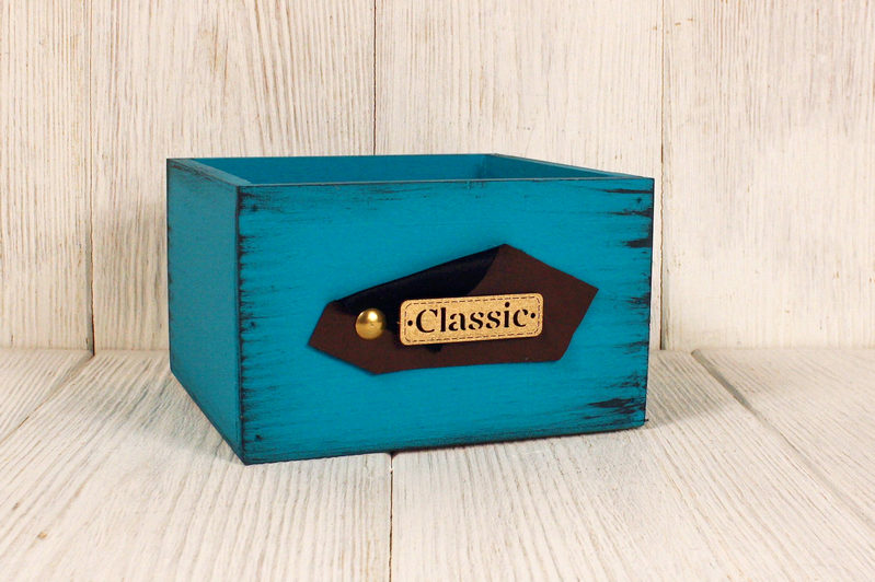 Ящик деревянный "Classic" малый (15*15*9,5) дерево, МДФ, окрашен., оформл., Бирюзовый, 1шт. Ящик деревянный "Classic" малый (15*15*9,5) дерево, МДФ, окрашен., оформл., Бирюзовый, 1шт.