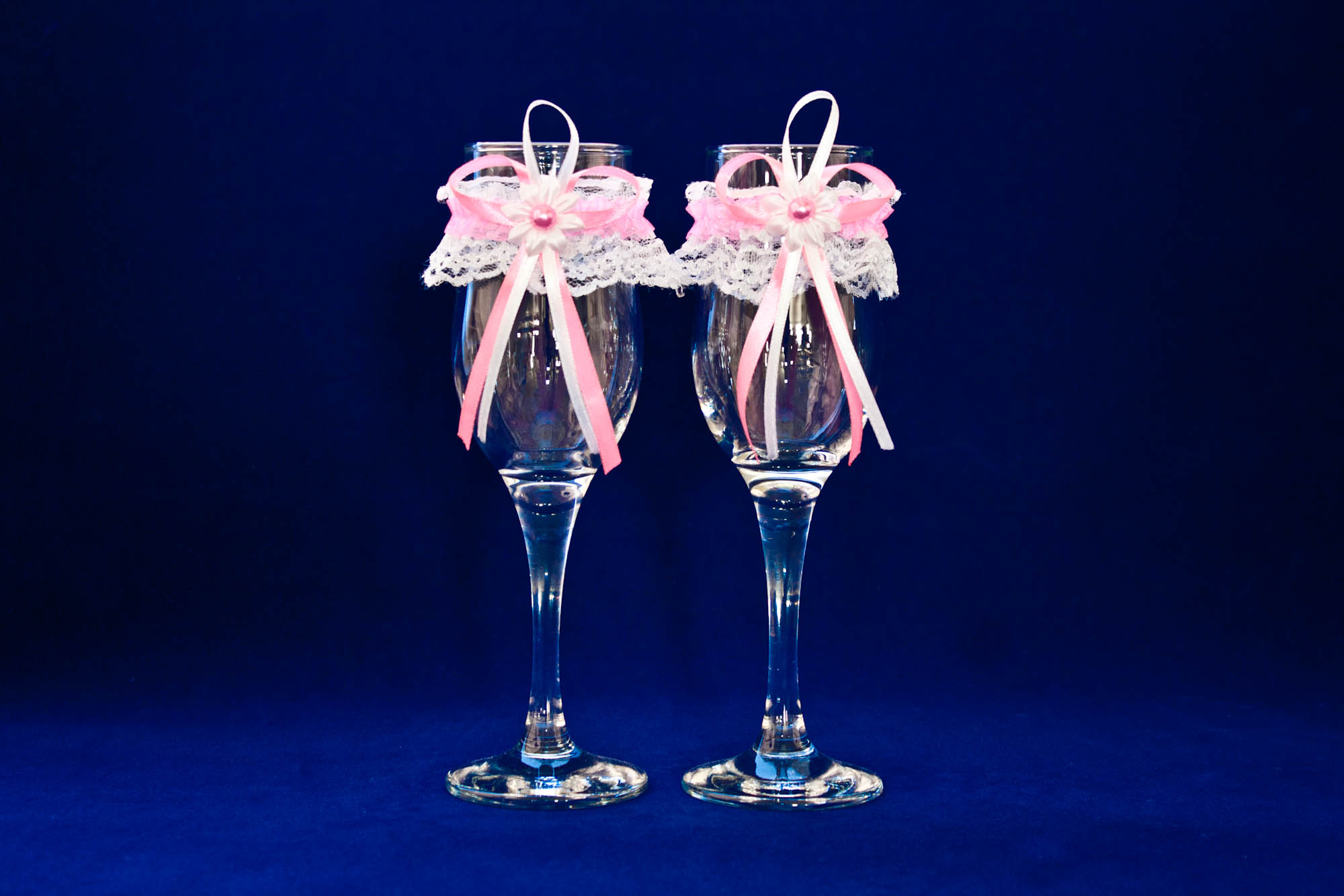 Б21-00-0305 2 Подвязки на бокалы (шир.3см;дл.28см)