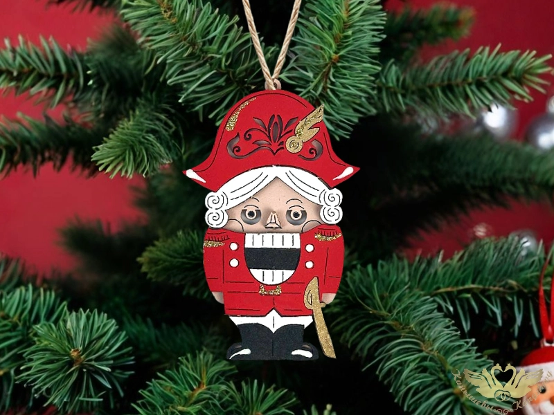 Ёлочное украшение "Щелкунчик"., 1 шт. 