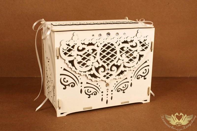 Семейный банк "Кружева" (21,5*13,5*18) МДФ, окрашен., оформл., Белый, 1 шт. Семейный банк "Кружева" (21,5*13,5*18) МДФ, окрашен., оформл., Белый, 1 шт.