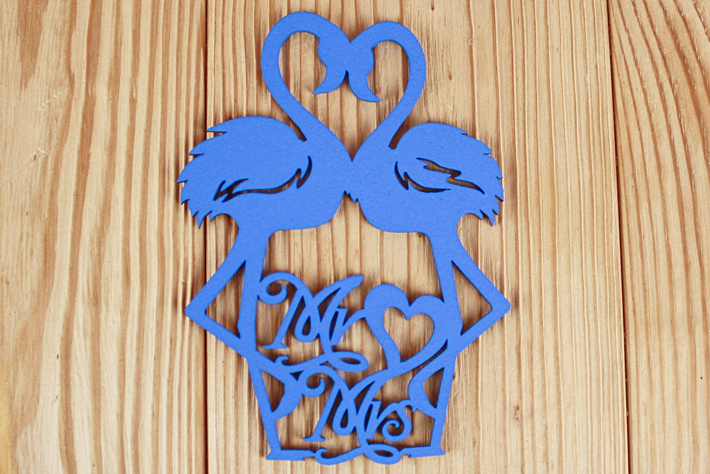 Шильдик "Фламинго" (10*14) МДФ 3мм, окрашен., Синий, Уп-10 шт. Шильдик "Фламинго" (10*14) МДФ 3мм, окрашен., Синий, Уп-10 шт.